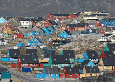 Ilulissat, village multicolore